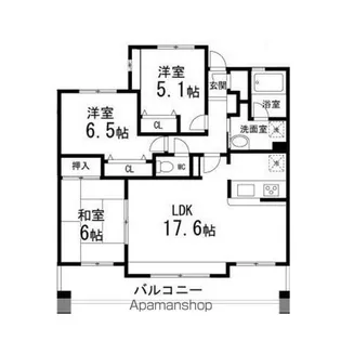 アルティレット泉中央【202号室】の間取り