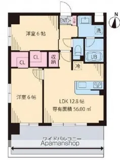 Yun Park Kiba【3階】の間取り