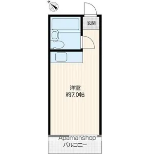 霞ケ関ハイツ【2階】の間取り