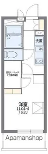 レオパレスラルク【2階】の間取り