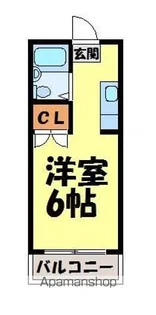 クロスヴィラ春日【4階】の間取り