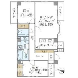 カーザ・クレアトーレ【2階】の間取り