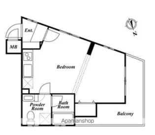 ドゥーエ阿佐ヶ谷【3階】の間取り