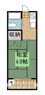 協和ハイツ【2階】の間取り