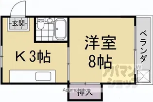 長岡マンション【301号室】の間取り