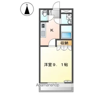 サニープレイス【2階】の間取り