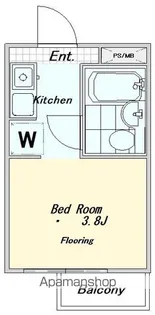 カーサ四谷【405号室】の間取り