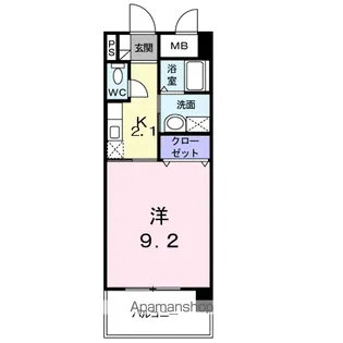 ベルマーレ【4階】の間取り