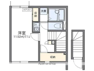 レオネクスト鴨田【202号室】の間取り