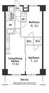 千葉県千葉市中央区新宿1丁目【マンション】の間取り