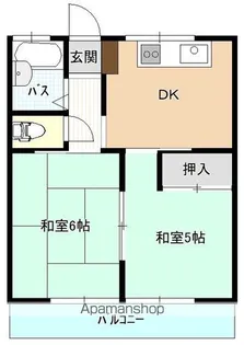 福良荘【101号室】の間取り