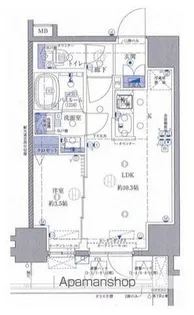 神奈川県横浜市中区長者町1丁目【マンション】の間取り