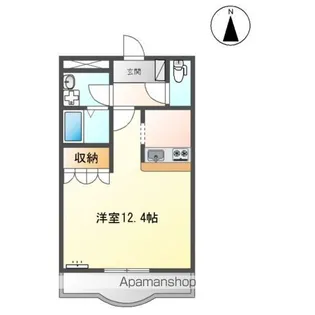 岐阜県岐阜市中鶉5丁目【マンション】の間取り