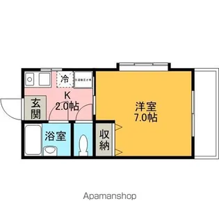 セントラルハイツ【103号室】の間取り
