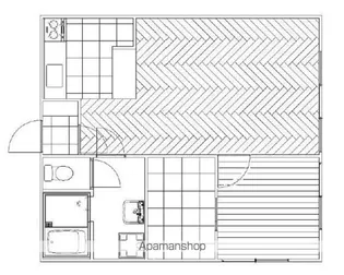 1LDKの間取り画像