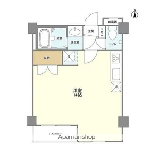 クレール久米川【1-302号室】の間取り