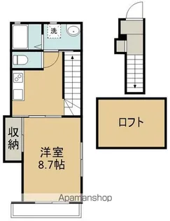 イルサンルイⅡ【2階】の間取り
