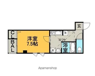 イル・グラッツィア博多駅前Ⅱ【2階】の間取り