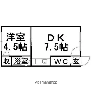 第2シルバーハイツ【203号室】の間取り