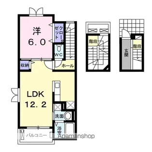 サニー・ハイフラット【3階】の間取り