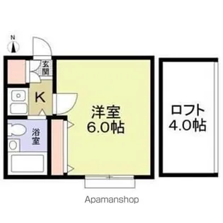 アメニティ東戸塚【202号室】の間取り