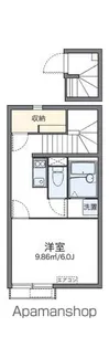 レオネクストハイツ五位ノ池Ⅰ【202号室】の間取り