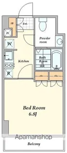 パークキューブ四谷三丁目【4階】の間取り