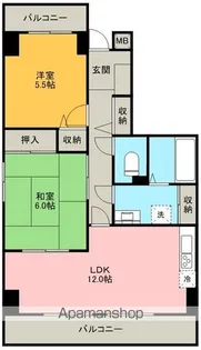 カドーロ壱番館【9階】の間取り