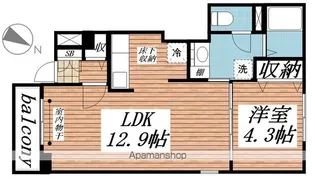 ブルーン【1階】の間取り
