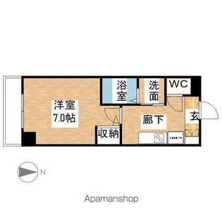 リアライズ代官町【8階】の間取り