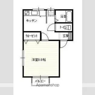 エルベ青山【2階】の間取り