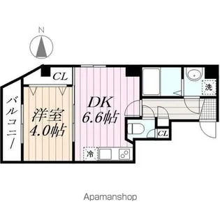 SECOND CORAL【1階】の間取り