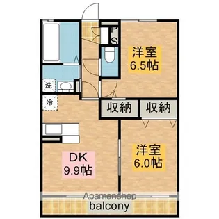 レジデンス・FUJI【1階】の間取り
