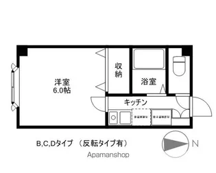 アパーテル南石堂【2階】の間取り