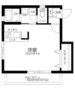 東京都新宿区市谷甲良町【マンション】の間取り