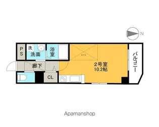 KATAYAMABLDG21【1102号室】の間取り