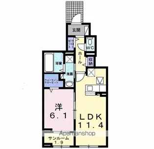 NOVA Ⅱ【1階】の間取り