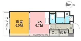 メゾンドフォンテヌ【4階】の間取り