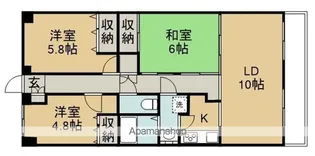 国見パークホームズD棟【204号室号室】の間取り