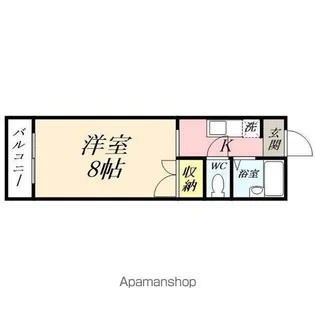 スカイアロー【1階】の間取り