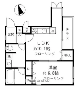 ヴィラあざみ【1階】の間取り