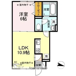 セジュールK&K【1階】の間取り