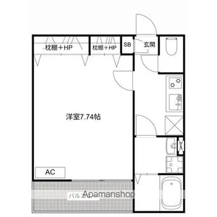 MQUARTO柏Ⅲ【2階】の間取り