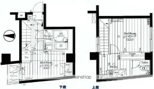 ブライズ新宿中井【5階】の間取り