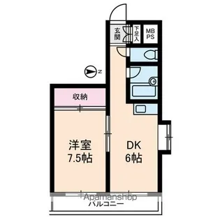 三桃マンション【2階】の間取り