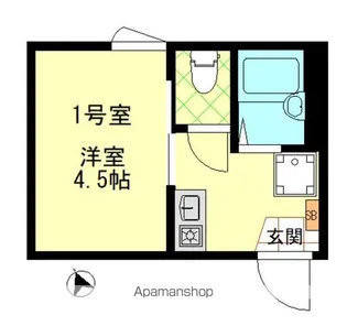 あおばトラスト新中野【1階】の間取り