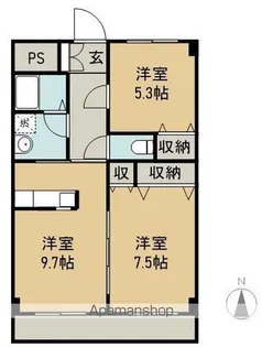 ZEROビル【418号室】の間取り