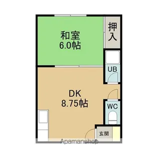 コーポ浩洋【207号室】の間取り