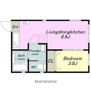 Avance豊国【2階】の間取り