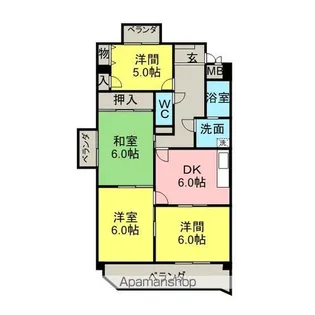 シャトレーミューズ【306号室】の間取り